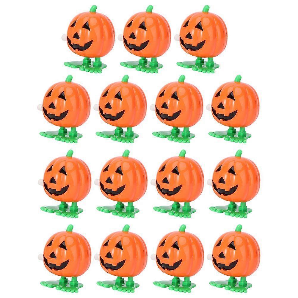 15pcs Cartoon Clockwork Toys Wind Up Pumpkin Toys Halloween Toys Party Gift
