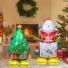 4D Large Christmas Standing Balloon Santa Claus Snowman Xmas Tree Balloon Christmas Party Home Decorations Navidad 2025 New Year