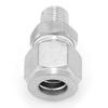 Stainless Steel SS304 Pipe Fitting 1 4NPT Male Thread Connector for Water Oil Gas (1 4 12)