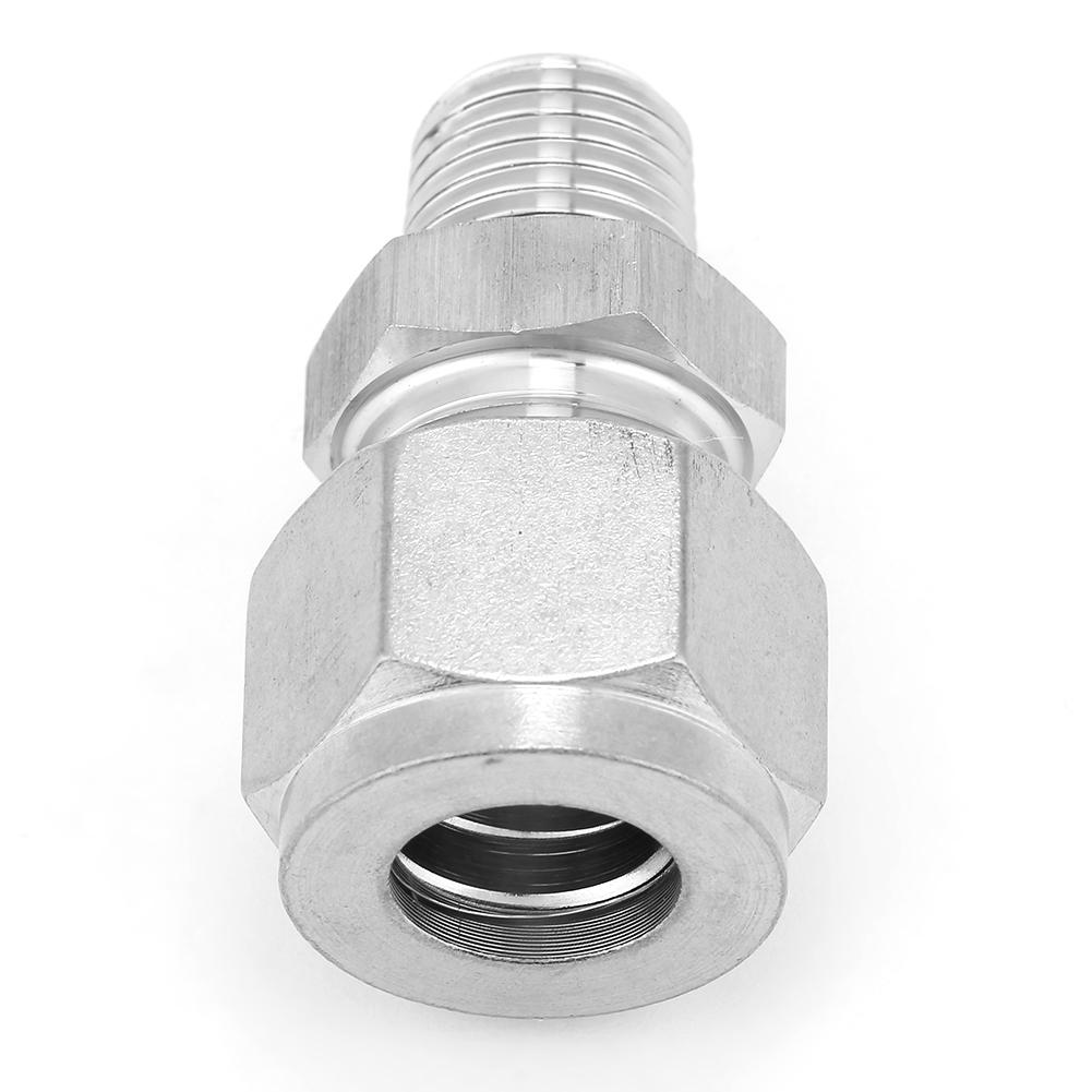 Stainless Steel SS304 Pipe Fitting 1 4NPT Male Thread Connector for Water Oil Gas (1 4 12)