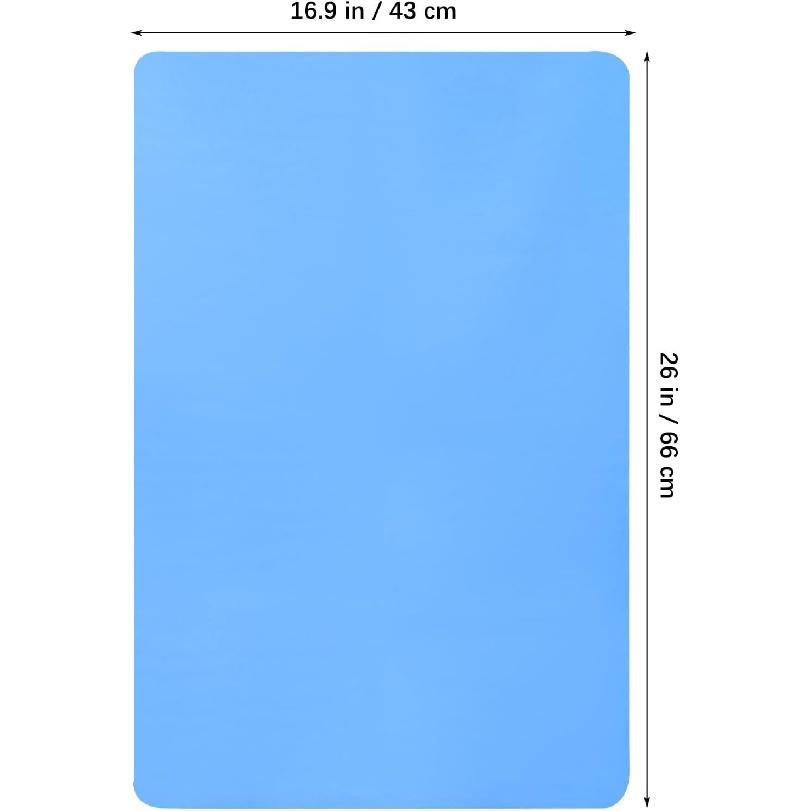 HEALLILY 2 Pcs Extra Large PVA Absorbent Towels for Car Drying, 26" X 17" Microfiber Cleaning Cloths, Soft and Durable Rags for Cars, Travel, and