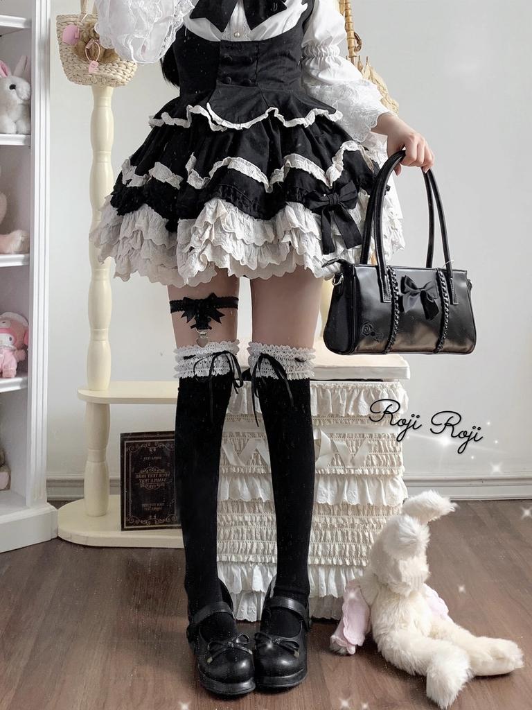 Japanese Hot Lolita Gentle Ballet Socks Women Spring Bowknot Mid-calf Socks JK Harajuku Sweet Cotton Socks
