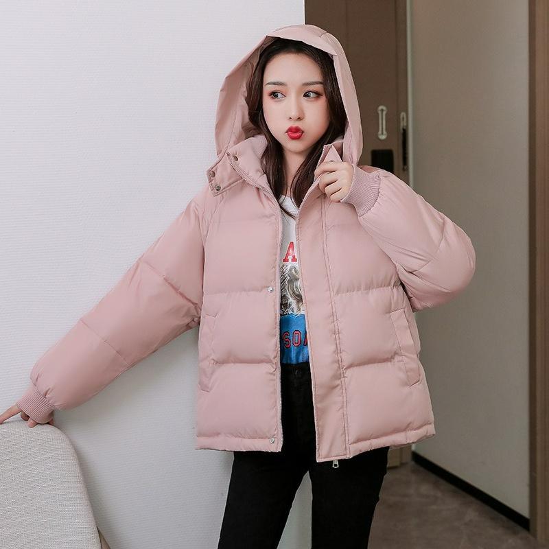 Gepolsterte Jacke im Westernstil für Damen, lockere, dick gepolsterte Winterjacke, Brotjacke im Hongkong-Stil