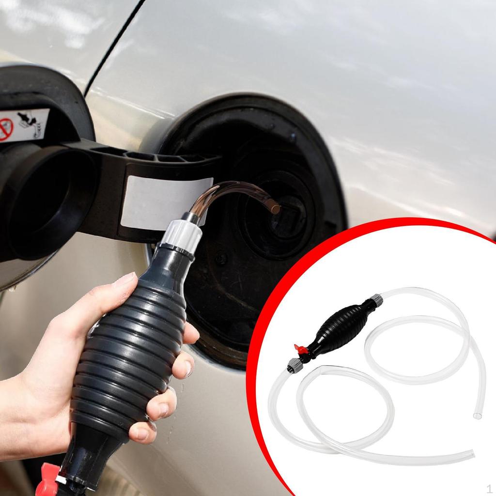 Transfer Pump Siphon Manual Parts Water Accessory Oil Easy Use Liquid Multifunctional PVC Hand