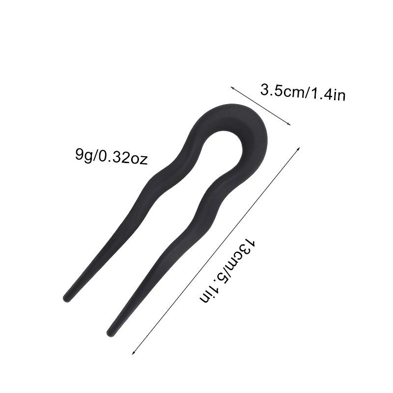Elegant Chinese-style U-shaped Hairpin Simple Bun Hair Clip Hairpin Headwear