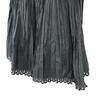 ITALIYA Langer ausgestellter Rock Schwarz Damen 9/M mit Steinbesatz(GEBRAUCHT)