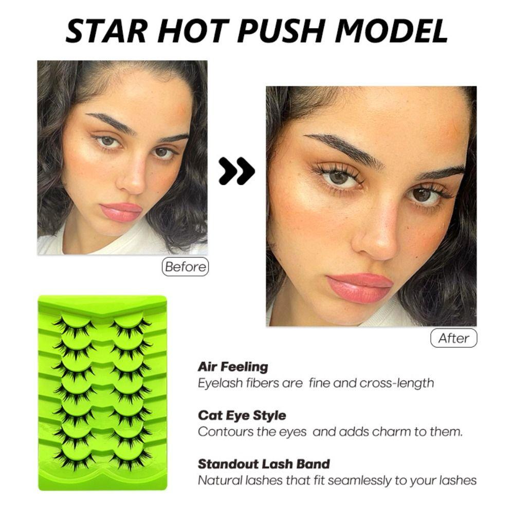 

Japanese Anime Manga Lashes Natural Wet Look Lashes 13-16mm Makeup Extension