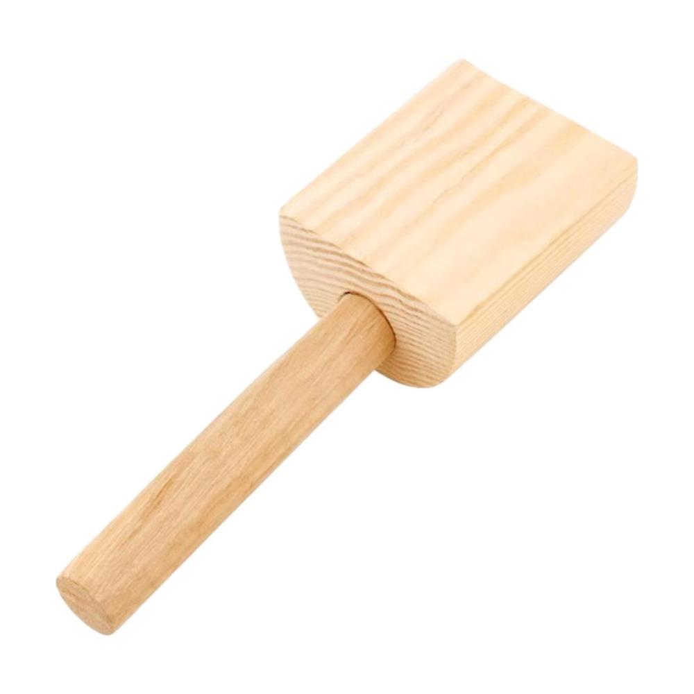 Portable Mud Hammer with Handle Mud Molding Tool Clay Clapper Clay Paddle Hammer  DIY Crafts