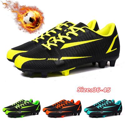 Männer Fußball Stiefel Lange Spikes Hohe Knöchel Fußball Schuhe FG Outdoor Gras Stollen Fußball Stiefel Training Sport Fußball Schuhe