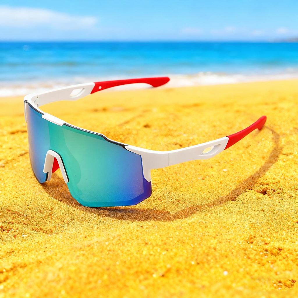 Blendende Anti-UV-Fahrradsonnenbrille: Winddichte Sportbrille für Mountainbiking in ganz Europa