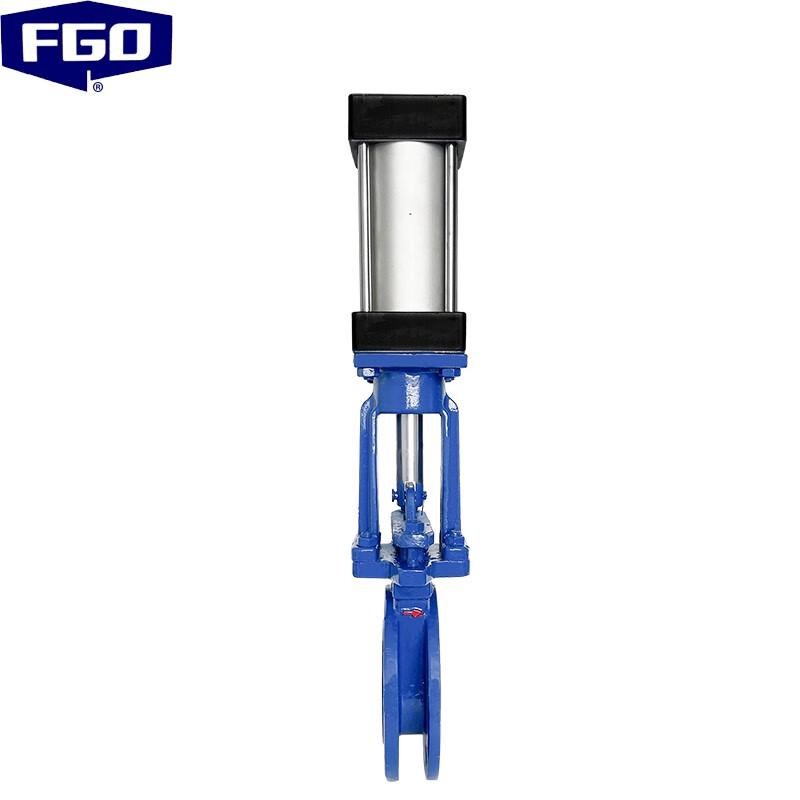 FGO Pneumatic Carbon Steel Knife Gate Valve