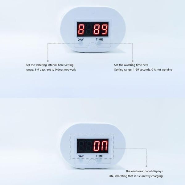 New 8/4/2 Head Automatic Watering Controller Drip Irrigation System Garden Home Flowers Plants Self Water Kit Timer System Outdoor