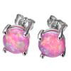 Korean & Japanese Style Opal Earrings: Elegant Studs & Pendants for Women