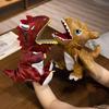 Movable Mouth Dinosaur Plush Hand Puppet - Cartoon Animal Toy & Birthday Gift