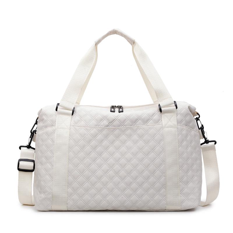 Multi-purpose Travel & Gym Tote: Wet/Dry Separation, Large Capacity, Yoga/Sports/Maternity Carry-on with Single Shoulder Strap