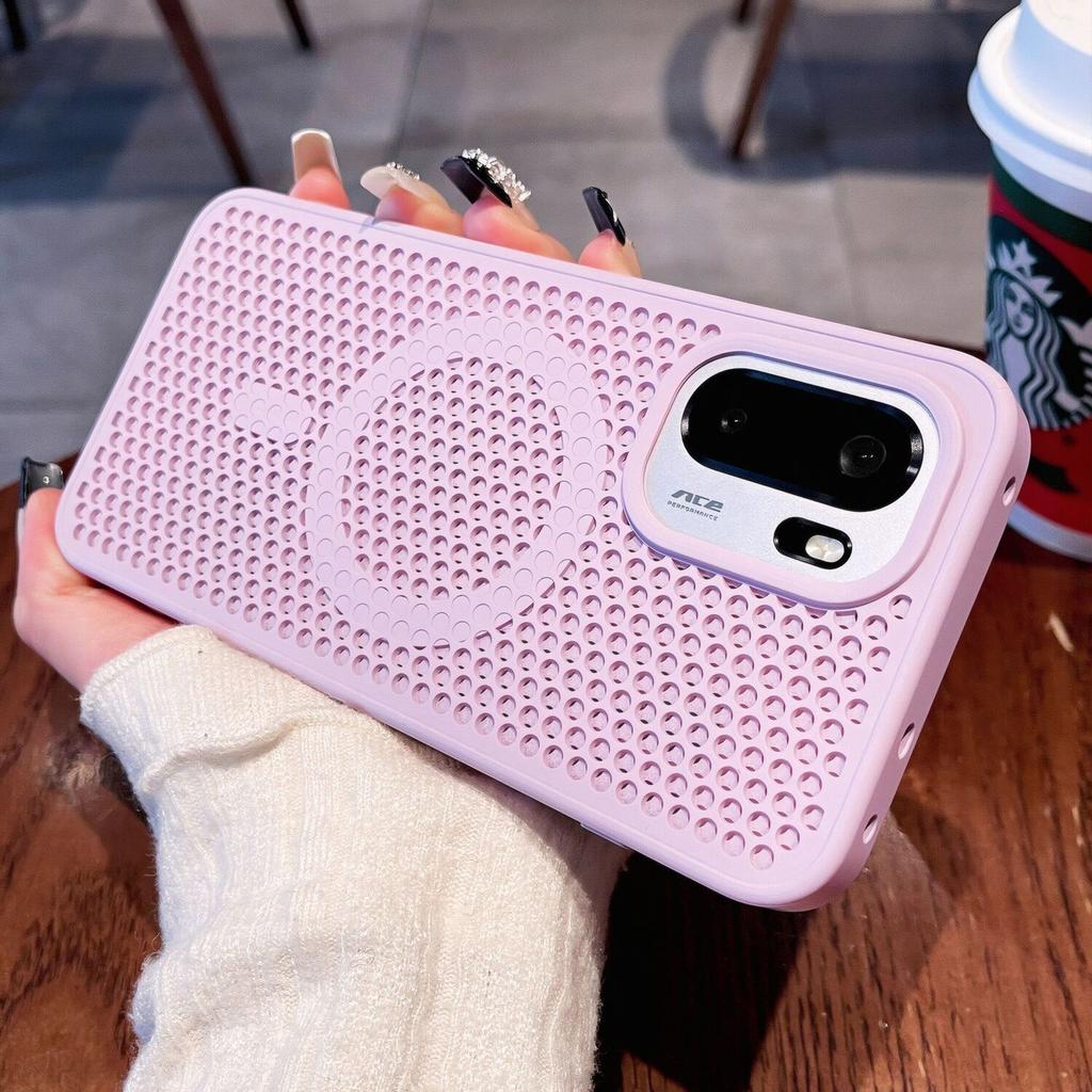 Case For OnePlus Ace 6 Ace 5 Pro 13 Magnetic Phone Case Breathable Cooling Hard Shell Shockproof Protective Cover