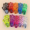 2 STÜCKE Kreative Skelett Hand Haarspange für Frauen Mädchen Gothic Stil Bunte Haarnadel Halloween Make-up Party Haarschmuck