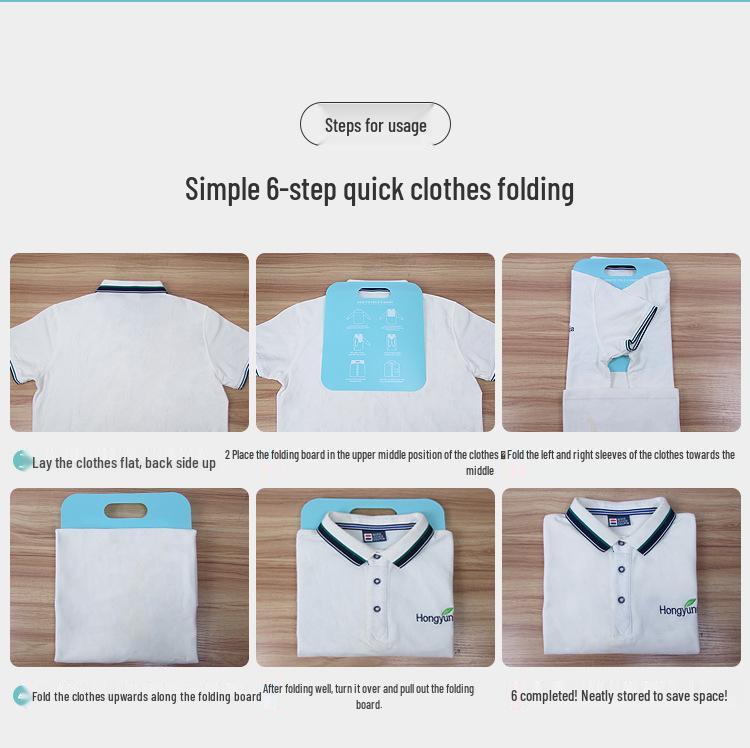 Falthilfe für Kleidung: Mühelose Aufbewahrungslösung für Hosen, Hemden und T-Shirts.