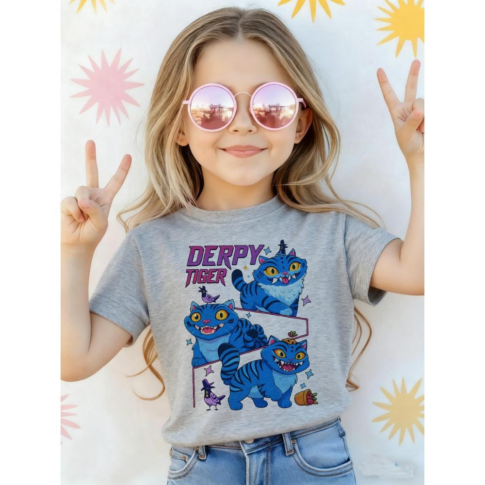 Nuovo in T-shirt per Bambini Bambine KPop Demon Hunters Divertente Maglietta per Fan KPop Demon Hunters Vestiti Ragazzi Ragazze Maglietta Top Unisex