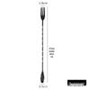 304 Stainless Steel Dual-Ended Bar Spoon and Fork for Stirring Cocktails and Milk Tea