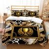 3D Digital Printing Gorgeous Quilt Cover and Pillowcase 2/3 Single Double Bed Home Textiles Soft Bedding Set Gift