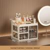 Handun Desktop Dustproof Cosmetic Organizer with Drawers