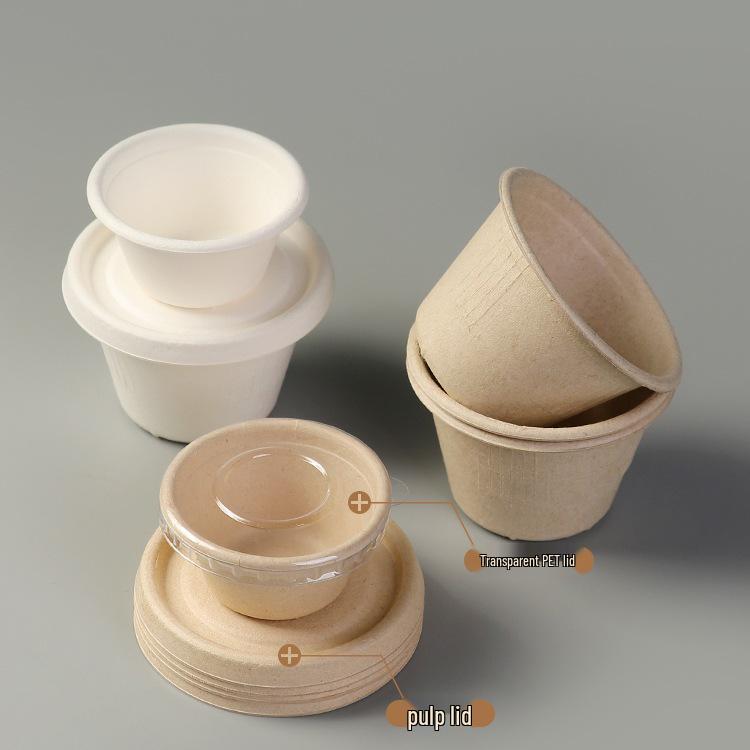 Jednorazowe pojemniki na sosy do maczania i przyprawiania - Idealne do sosu sojowego, octu, oleju chili, porcji na wynos i pakowania małych składników.