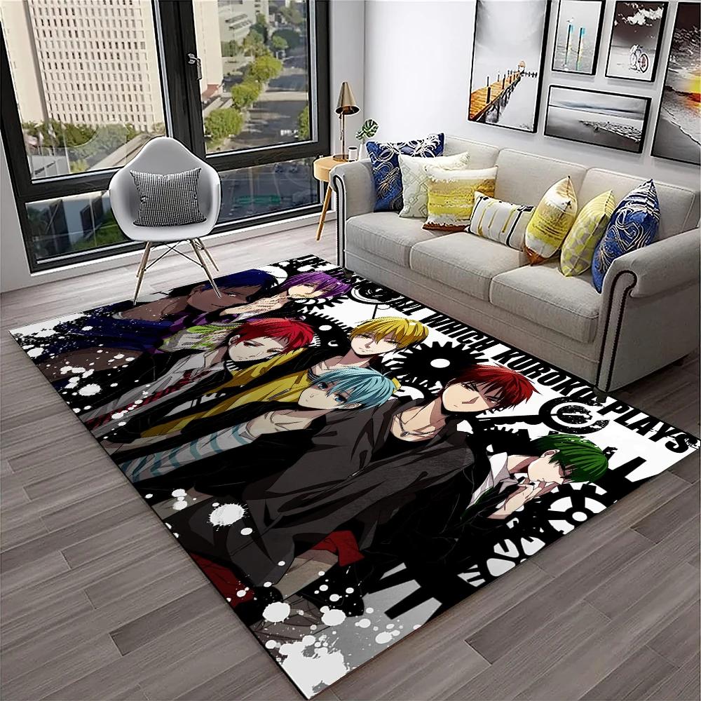 3D Anime Kuroko's Basketball Cartoon Carpet Rug for Home Living Room Bedroom Sofa Doormat Decor,kids Area Rug Non-slip Floor Mat