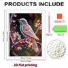 5D DIY Frameless Pearl Painting The Little Bird Pattern Painting Kit, Suitable for Home Living Room Bedroom and Other Wall Decoration Art Paintings