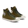 Converse Chuck Taylor All Star Comfortable Versatile Durable High-Top Canvas Shoes Unisex Sneaker Olive-Green 165957C