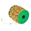 DIY Star Faux Pearls Beads String Garland for Christmas Tree Wedding Party Bouquet Decoration(Gold