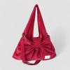 Atil Studio Corduroy Dewey Ribbon Hobo Shoulder And Crossbody Bag _ [Red]