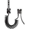 Faucet Toilet Faucet Rain Stainless Steel Button Bidet Set Handheld Sprayer Shower Self-Cleaning(Black Package B) Faucet