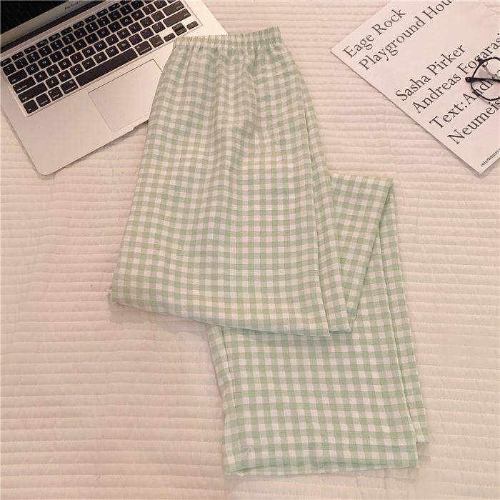 Women's Plus Size Bubble Cotton Pajama Pants - Lightweight, All-Season Strolling Wear