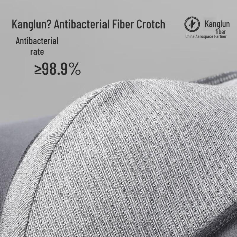 Septwolves Men's Antibacterial Stretch Cotton Boxer Briefs 3-Pack