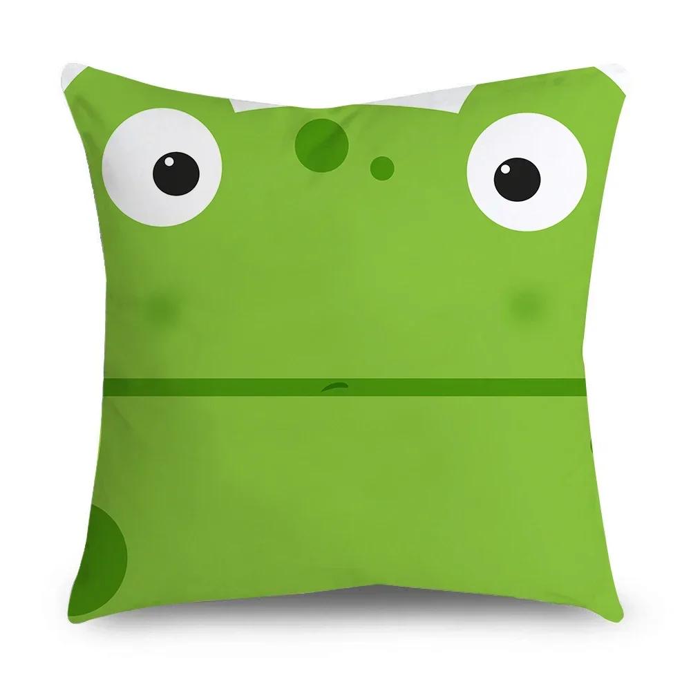 Cute Panda Cushion Cover cartoon Animal Short velvet Pillowcase For Living Room Car Sofa Chair Decorative Pillow covers 45*45cm