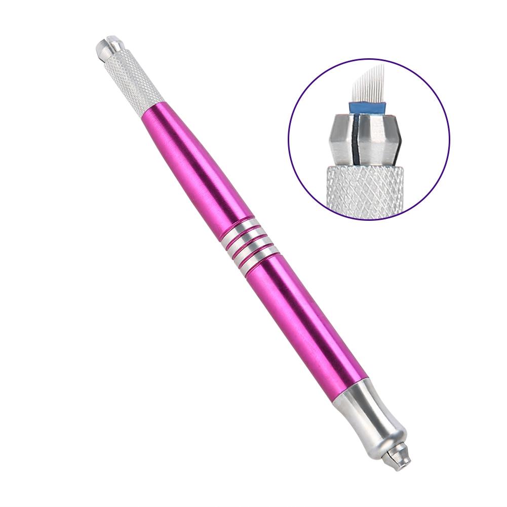 Double Ended Semi Permanent Eyebrow Tattoo Manual Pen Microblading Pen Tattoo Tool