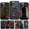 Samurai-Krieger Handyhülle Cover Für iPhone 17 Air 15 16 14 13 12 Pro Max 11 Pro Max Plus Coque Schale