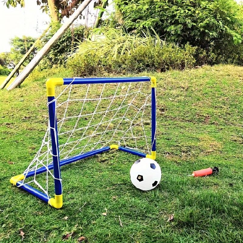 Venkovní hračkový míčový fotbal, dětské sporty Snadno demontovatelná sada fotbalových branek s přenosnou odnímatelnou brankou - vhodná pro hraní uvnitř i venku