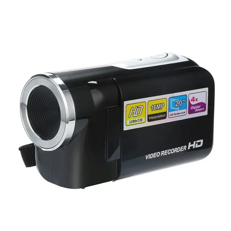 

16MP Handheld Digital Camcorder: Mini DV with LED Flash, 2-Inch Screen for Home Outdoor Recording. чорний
