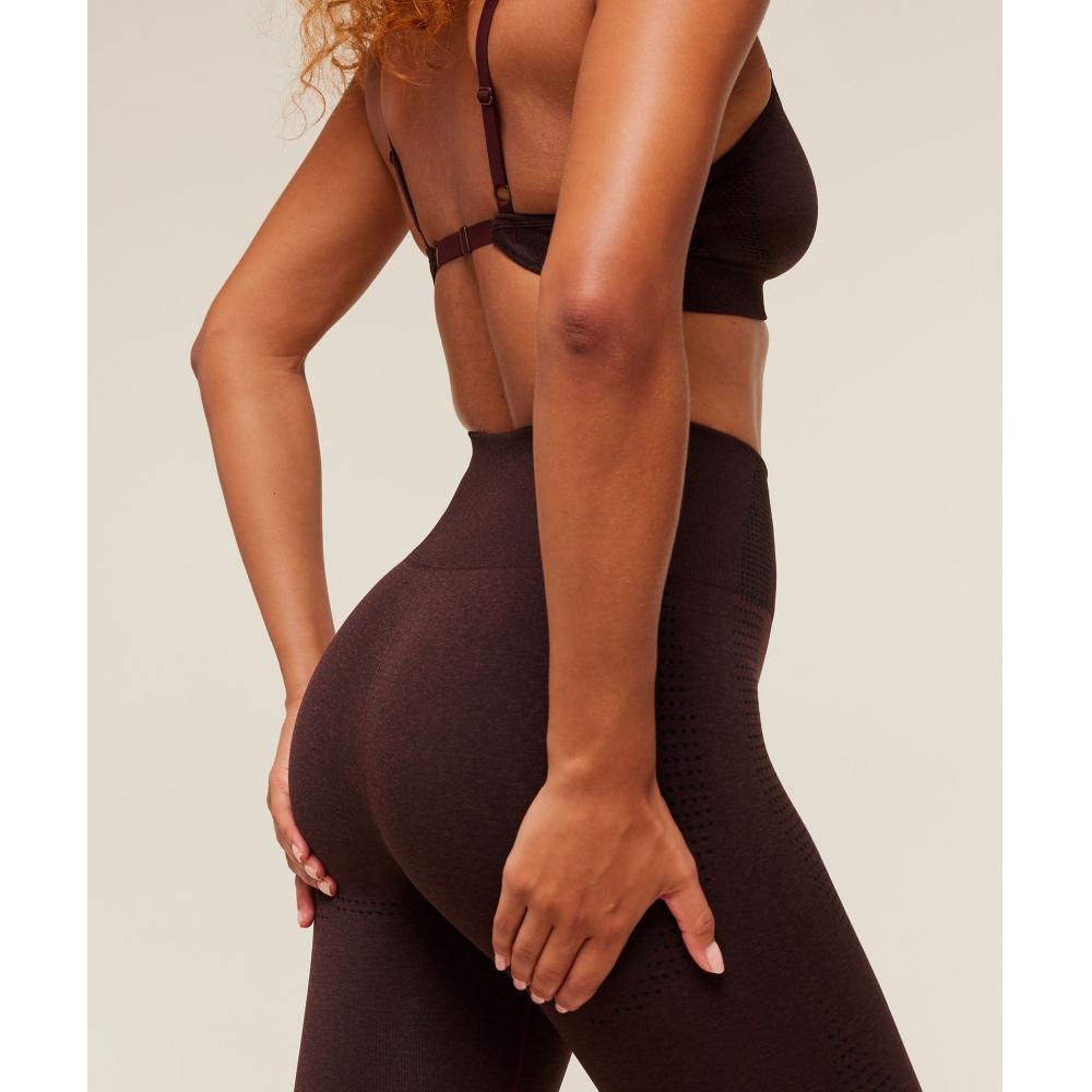 Gymshark Vital Leggings Rich Maroon Marl B1a2b Nc65