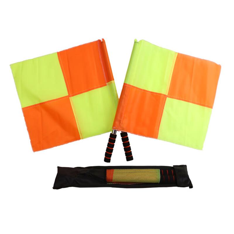 WEZHO Large Grid Football Sideline Flags (2-Pack)