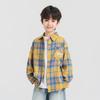 Boys' Plaid Long-Sleeve Casual Shirt