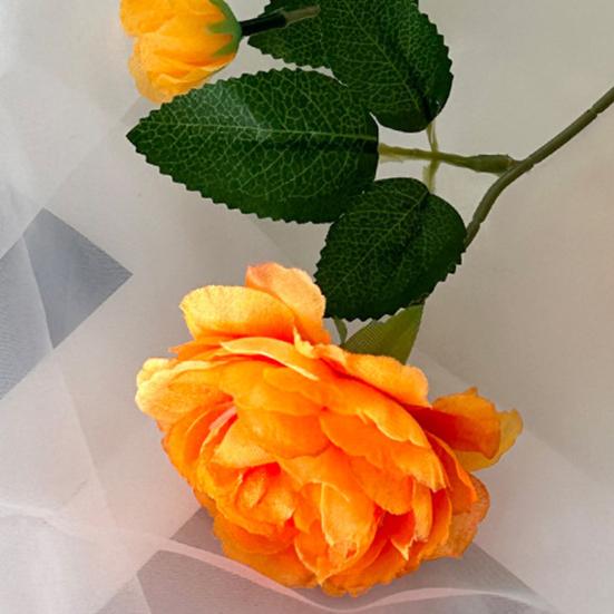 Nep Zijde Pioenroos Kunstbloem voor Vaas 25" Nep Pioenroos Takken met 2 Bloemen En 1 Knop voor Doe-het-zelf Bruidsboeket Bruidsdouche Huis Tafel
