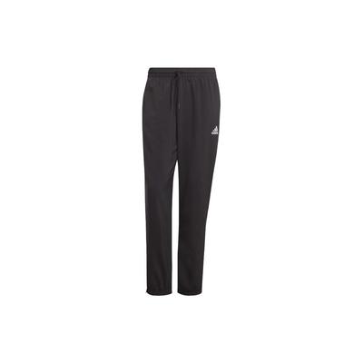 Essential Solid Color Logo Drawstring Knit Sports Pants Men Bottoms Black GK9252