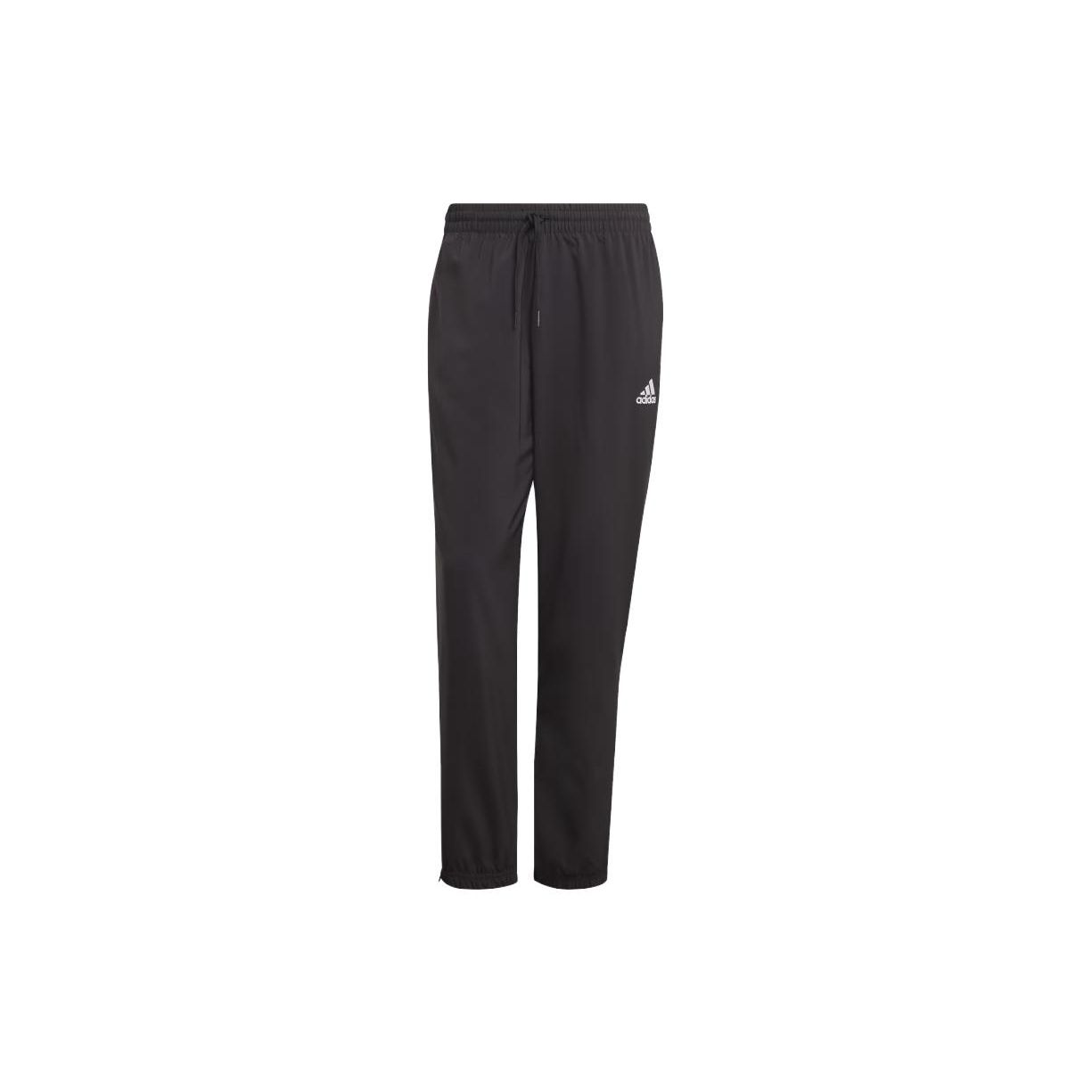Adidas Essential Solid Color Logo Drawstring Knit Sports Pants Men bottoms Black GK9252 L