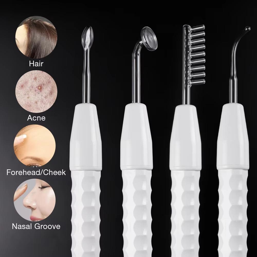 Portable Handheld Electric Neon Wand 4-in-1 Acne Spot Remover Beauty Device Household Use
