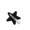 1pair Academy Style Bangs Clips Black White Polka Dot Hairclip Texture Side Clip Hairclip Sweet and Cute Side Clip Hairaccessory