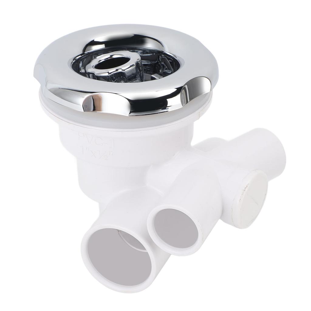 1in-1/2in Bathtub Jet Nozzle Adjustable Universal Flower Nozzle Massage Spa Jet Replacement