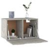 Wall Cabinet Concrete Gray 60x36.5x35 Cm Engineered Wood